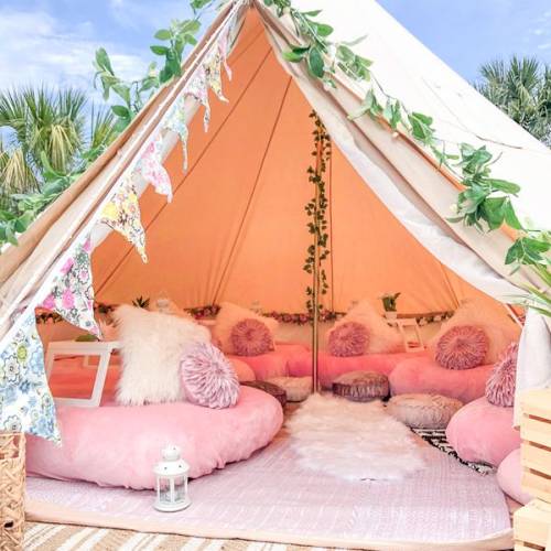 Glamping tent